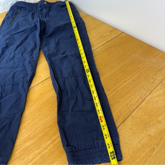 Polo Ralph Lauren Cotton Poplin Jogger Pant Boys X-14/16 Blue Elastic Waist - Picture 8 of 11